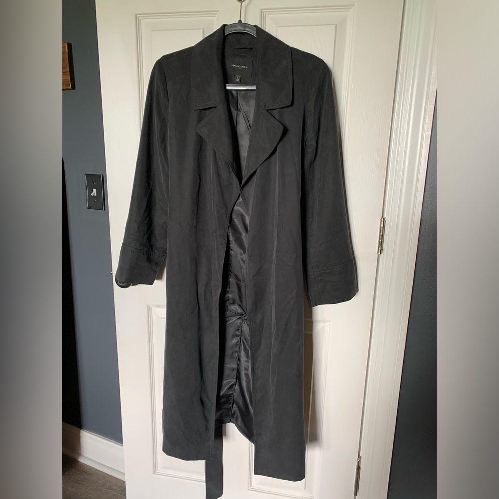 Banana Republic Soft Trench Coat Size Small